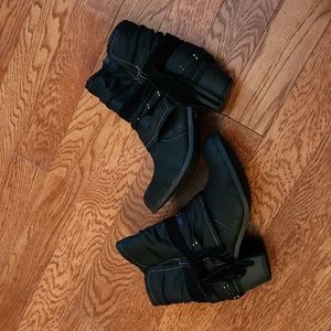 Black ankle booties - never worn!